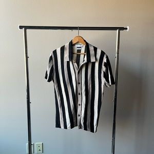 Urban Outfitters Ribbed Button Up Shirt